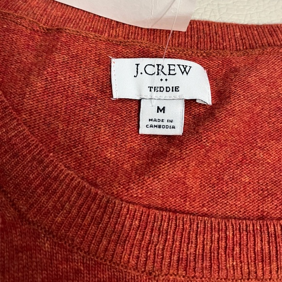 NWT - J. Crew Teddie Women’s Merino Wool Blended Sweater - Size M - Picture 8 of 9